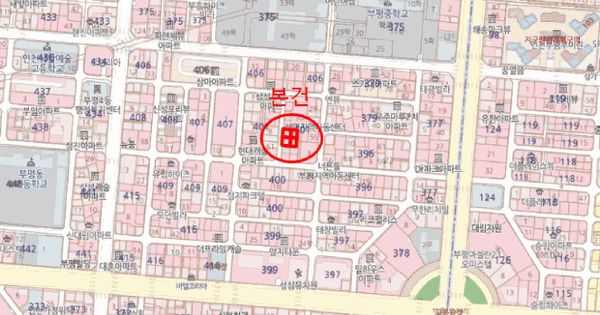 인천광역시 부평구 부평동 401-6 프라다온  8층804호 미지정 경매 물건 이미지