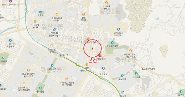 경기도 고양시 일산동구 중산동 1667-9  미지정 경매 물건 이미지