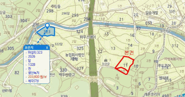 경기도 용인시 처인구 포곡읍 마성리 11-1  미지정 경매 물건 이미지