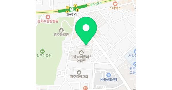 전남광주통합특별시 서구 화정동 755-10  미지정 경매 물건 이미지