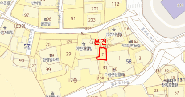 서울특별시 성북구 종암동 57-7 수림산장빌라  1층104호 미지정 경매 물건 이미지