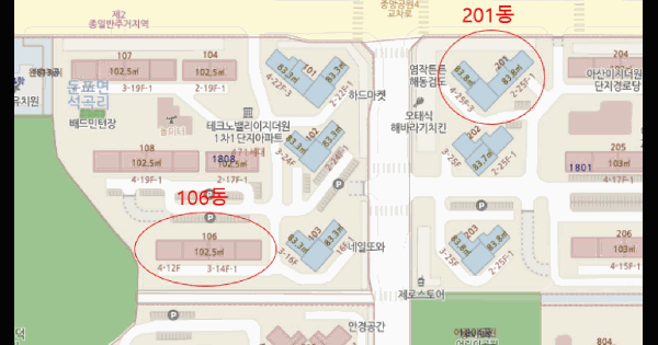 충청남도 아산시 둔포면 석곡리 1808 테크노밸리이지더원1단지 106동 10층1003호 미지정 경매 물건 이미지