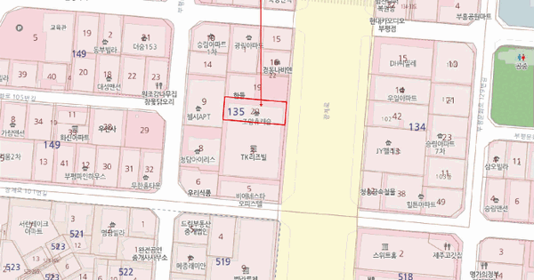 인천광역시 부평구 부평동 135-20 조양휴캐슬  7층703호 미지정 경매 물건 이미지