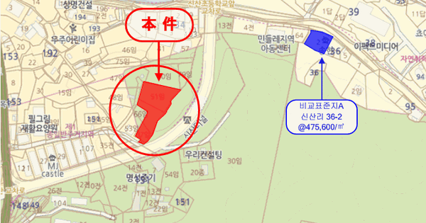 경기도 파주시 광탄면 신산리 35-51  미지정 경매 물건 이미지