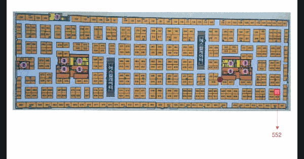 대구광역시 중구 대신동 2105 서문시장2지구종합상가  3층552호 미지정 경매 물건 이미지