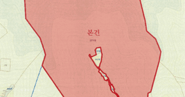 경상북도 영천시 화남면 온천리 산70  미지정 경매 물건 이미지