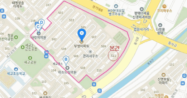 경기도 평택시 세교동 555 부영아파트 511동 11층1104호 미지정 경매 물건 이미지