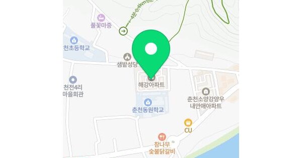 강원특별자치도 춘천시 신북읍 천전리 1351 춘천해강아파트 101동 16층1609호 미지정 경매 물건 이미지