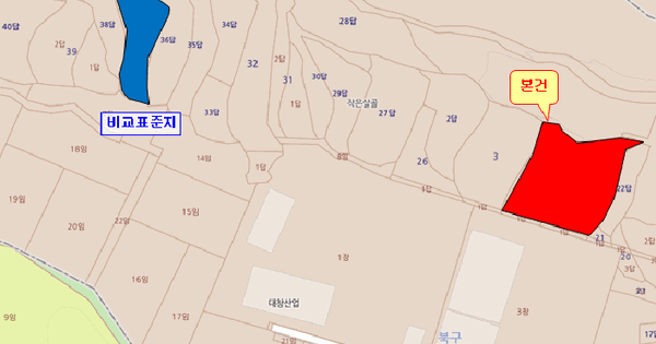 경상북도 포항시 북구 청하면 상대리 23  미지정 경매 물건 이미지