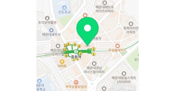 부산광역시 해운대구 중동 1757 하모니타워마브러스 101동 8층803호 미지정 경매 물건 이미지