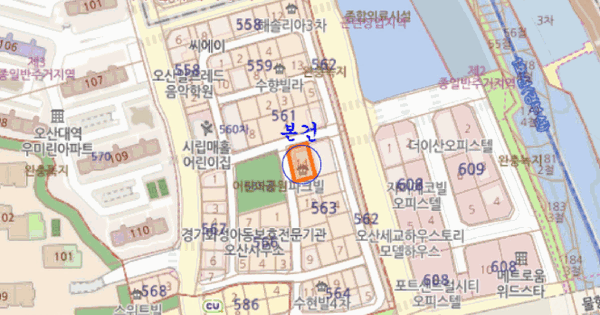 경기도 오산시 수청동 563-14  미지정 경매 물건 이미지