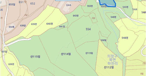 경상남도 창원시 의창구 북면 하천리 634  미지정 경매 물건 이미지