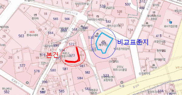 경상북도 포항시 북구 남빈동 573-1  미지정 경매 물건 이미지