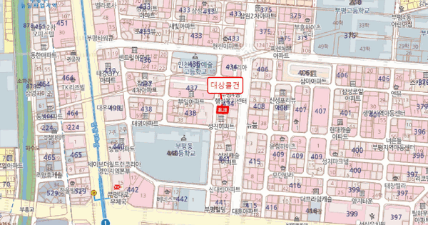 인천광역시 부평구 부평동 434-14 세동아파트  4층402호 미지정 경매 물건 이미지