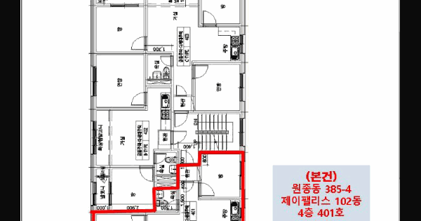 경기도 부천시 오정구 원종동 385-4 제이팰리스 102동 4층 401호 미지정 경매 물건 이미지