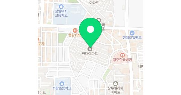 전남광주통합특별시 서구 쌍촌동 155 현대아파트 상가동 1층108호 미지정 경매 물건 이미지