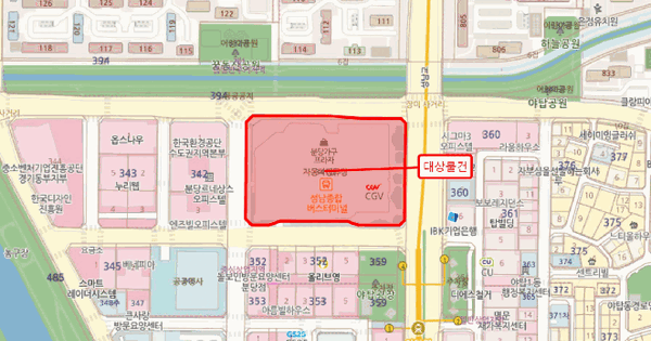 경기도 성남시 분당구 야탑동 341 성남(분당)여객자동차터미널및복합건물 제지2층 제188호 미지정 경매 물건 이미지