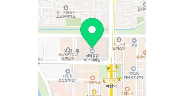 경기도 성남시 분당구 야탑동 341 성남(분당)여객자동차터미널및복합건물 제지2층 제423호 미지정 경매 물건 이미지