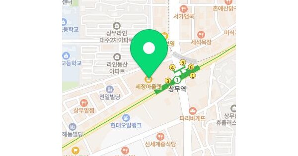 전남광주통합특별시 서구 치평동 1326 세정아울렛  1층112호 미지정 경매 물건 이미지