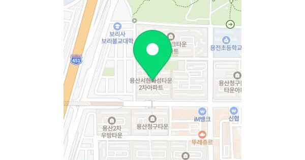 대구광역시 달서구 용산동 919 용산2차서한화성아파트 101동 1층102호 미지정 경매 물건 이미지