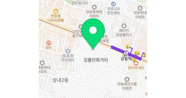 서울특별시 강동구 성내동 160-21  미지정 경매 물건 이미지
