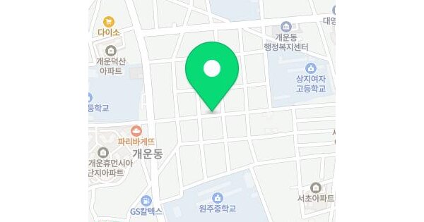 강원특별자치도 원주시 개운동 404-19  대지 경매 물건 이미지
