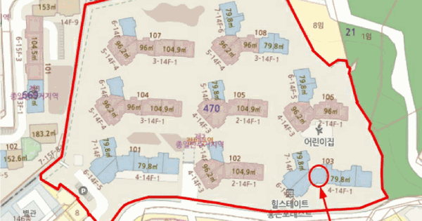 서울특별시 서대문구 홍은동 470 힐스테이트홍은포레스트 103동 11층1104호 아파트 경매 물건 이미지