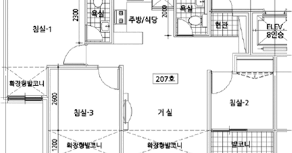 경기도 김포시 사우동 1309-7 울루물루타운하우스 401동 2층207호 연립주택 경매 물건 이미지