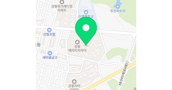 서울특별시 강동구 길동 483 강동헤리티지자이 105동 8층807호 아파트 경매 물건 이미지