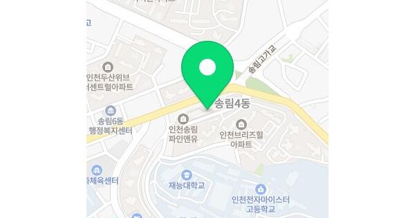 인천광역시 제물포구 송림동 346 송림파인앤유주상복합아파트 상가동 1층117호 근린상가 경매 물건 이미지