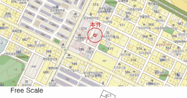 경상북도 경산시 사동 575 효동맨션  7층806호 아파트 경매 물건 이미지