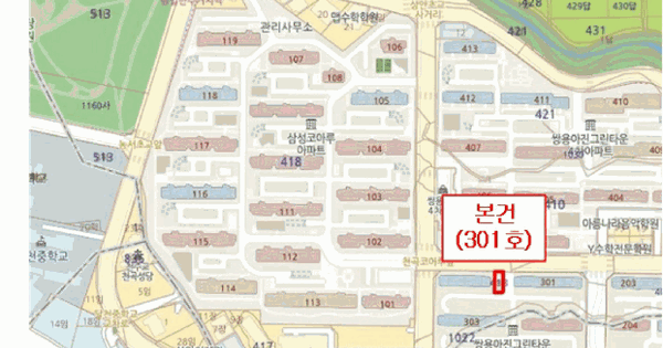 울산광역시 북구 천곡동 418-8 쌍용아진그린타운 311동 3층301호 근린상가 경매 물건 이미지
