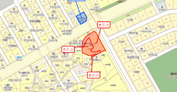울산광역시 북구 호계동 423-1  임야 경매 물건 이미지