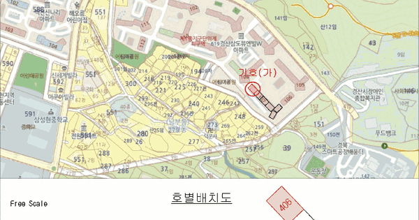 경상북도 경산시 백천동 619 경산삼도뷰엔빌더블유 107동 4층406호 아파트 경매 물건 이미지