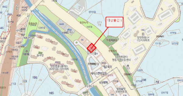 경상남도 창원시 마산합포구 우산동 92 힐링파크  1층103-1호 근린상가 경매 물건 이미지