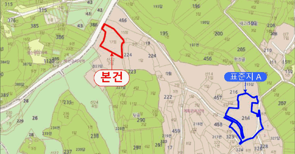 충청남도 논산시 성동면 화정리 223-17  임야 경매 물건 이미지