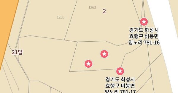 경기도 화성시 효행구 비봉면 양노리 781-5  공장 경매 물건 이미지