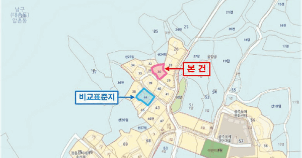 전남광주통합특별시 남구 압촌동 30  대지 경매 물건 이미지