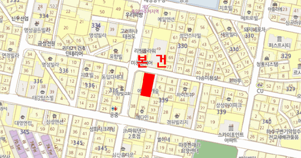 경기도 부천시 원미구 심곡동 339-1 에이엔캐슬  2층203호 다세대주택 경매 물건 이미지