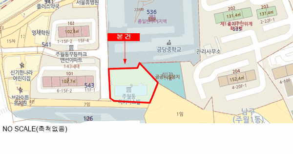전남광주통합특별시 남구 주월동 543-9 주월동마이다스빌 101동 3층301호 아파트 경매 물건 이미지
