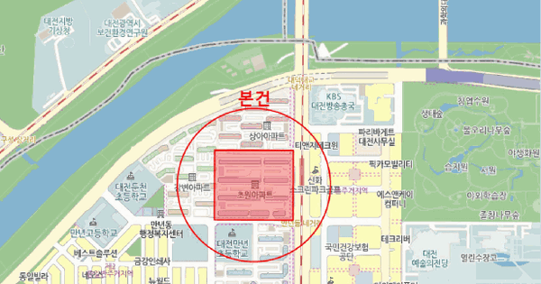 대전광역시 서구 만년동 1-1 초원아파트 103동 1층112호 아파트 경매 물건 이미지