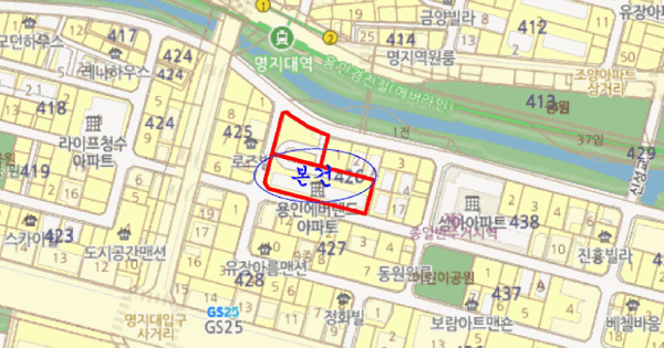 경기도 용인시 처인구 역북동 426 삼성에버랜드사원아파트  1층104호 아파트 경매 물건 이미지