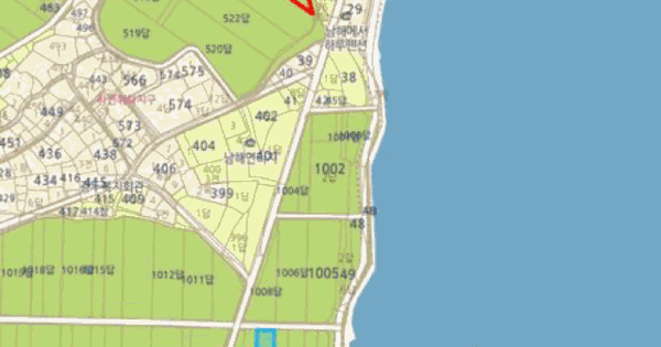 경상남도 남해군 이동면 초음리 525  답 경매 물건 이미지
