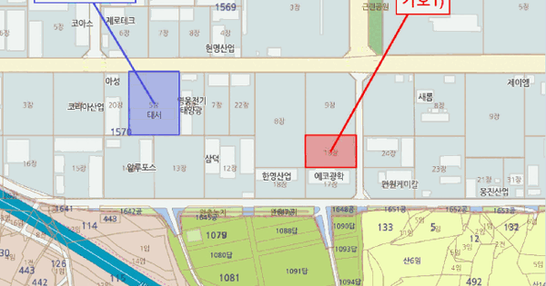 전북특별자치도 김제시 백산면 부거리 1570-19  공장용지 경매 물건 이미지