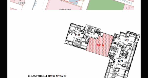 전남광주통합특별시 북구 중흥동 722-5 중흥프라임베르가  19층1902호 아파트 경매 물건 이미지