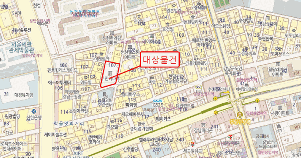 서울특별시 강남구 논현동 107-44 우민아파트  1층109호 아파트 경매 물건 이미지