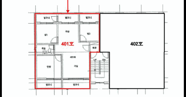인천광역시 강화군 강화읍 갑곳리 438-3 창대빌라 2동 4층401호 다세대주택 경매 물건 이미지