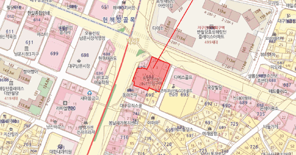 대구광역시 중구 남산동 694-3 반월당아너스제네스타워오피스텔  4층424호 오피스텔 경매 물건 이미지