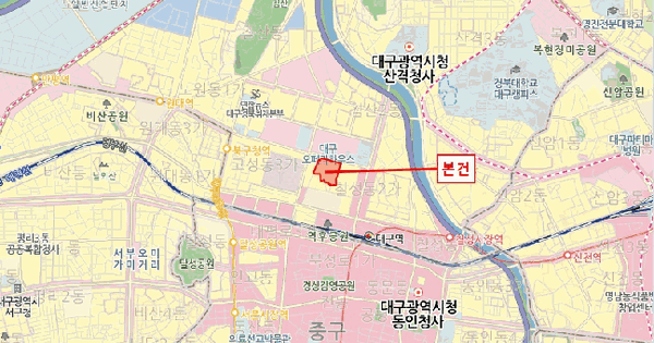 대구광역시 북구 칠성동2가 127 성광우방타운 109동 5층501호 아파트 경매 물건 이미지