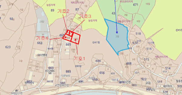 경기도 파주시 월롱면 덕은리 665-10  임야 경매 물건 이미지